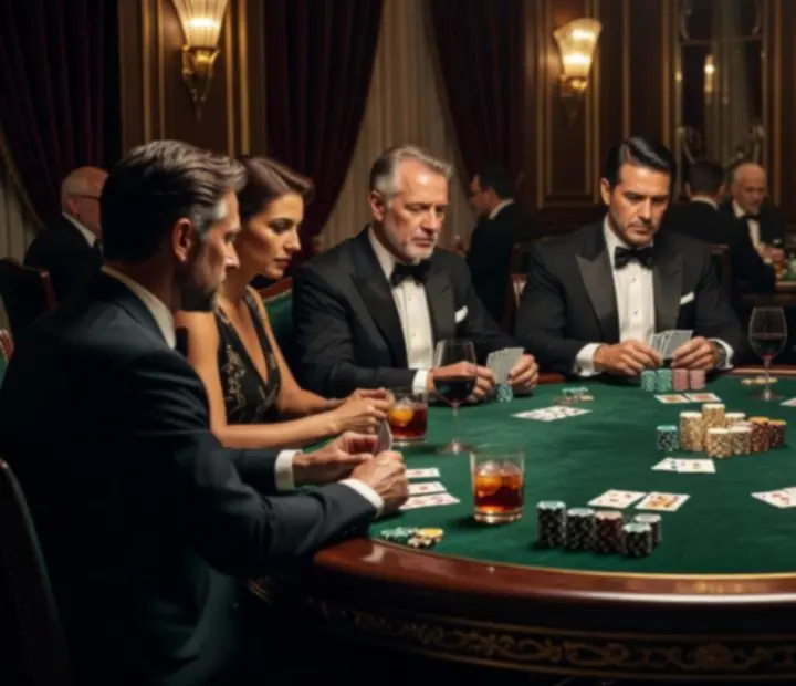 Zárt körű exkluzív póker verseny elegáns lounge környezetben